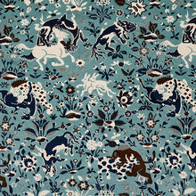 Load image into Gallery viewer, Schumacher Saint Ambrose Velvet Fabric 80171 / Cadet