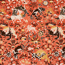Load image into Gallery viewer, Schumacher Saint Ambrose Velvet Fabric 80172 / Coral
