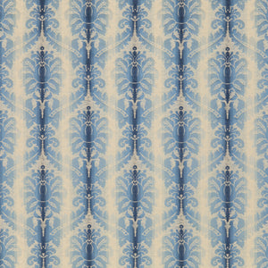 Brunschwig & Fils Poivre Damask Fabric / Indigo/Sky