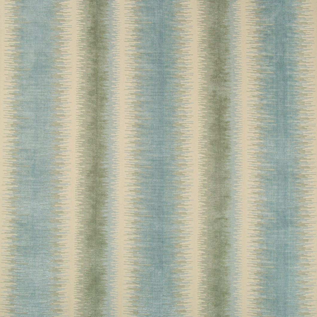 Brunschwig & Fils Bromo Velvet Fabric / Seafoam
