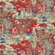 Load image into Gallery viewer, Brunschwig &amp; Fils Lodi Garden Print Fabric / Red