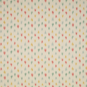 Brunschwig & Fils Bombay Ikat Fabric / Jade/Pink