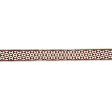 Load image into Gallery viewer, Schumacher Zulma Embroidered Tape Trim 80191 / Brown