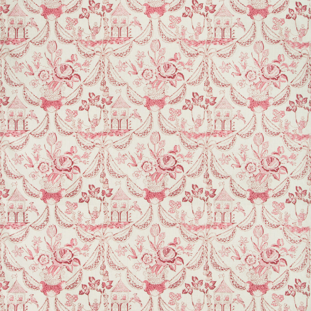 Brunschwig & Fils Bird & Swing Hb Fabric / Pink