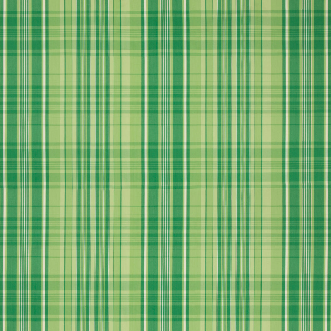 Brunschwig & Fils Guernsey Check Fabric / Kiwi