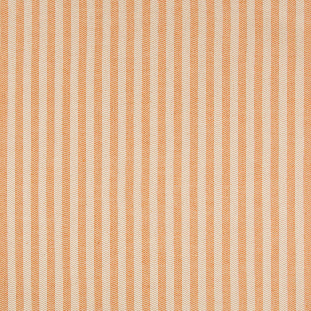 Brunschwig & Fils Rollo Stripe Fabric / Orange