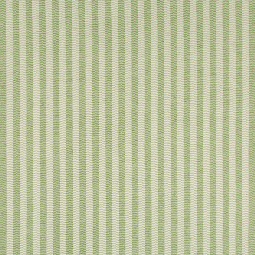 Brunschwig & Fils Rollo Stripe Fabric / Kiwi