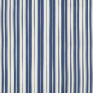 Brunschwig & Fils Audemar Stripe Fabric / Blue
