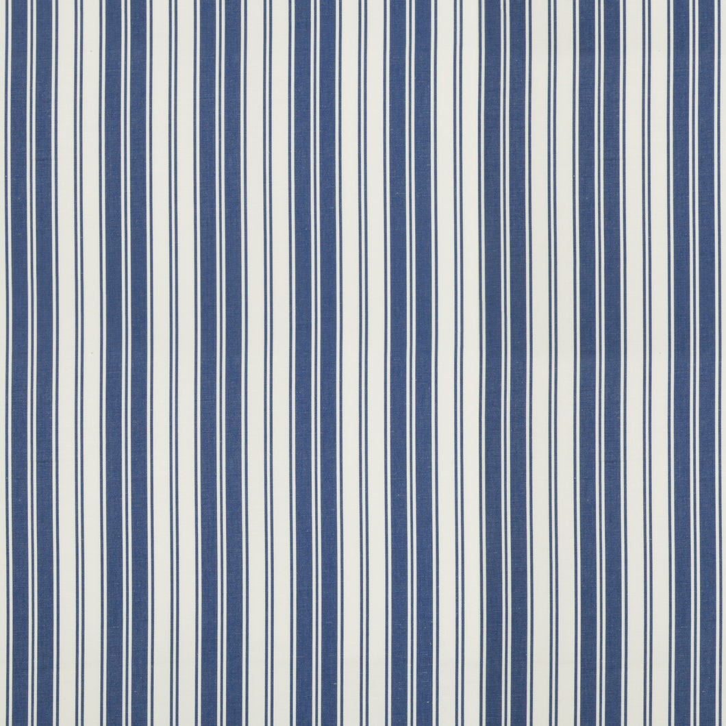 Brunschwig & Fils Audemar Stripe Fabric / Blue