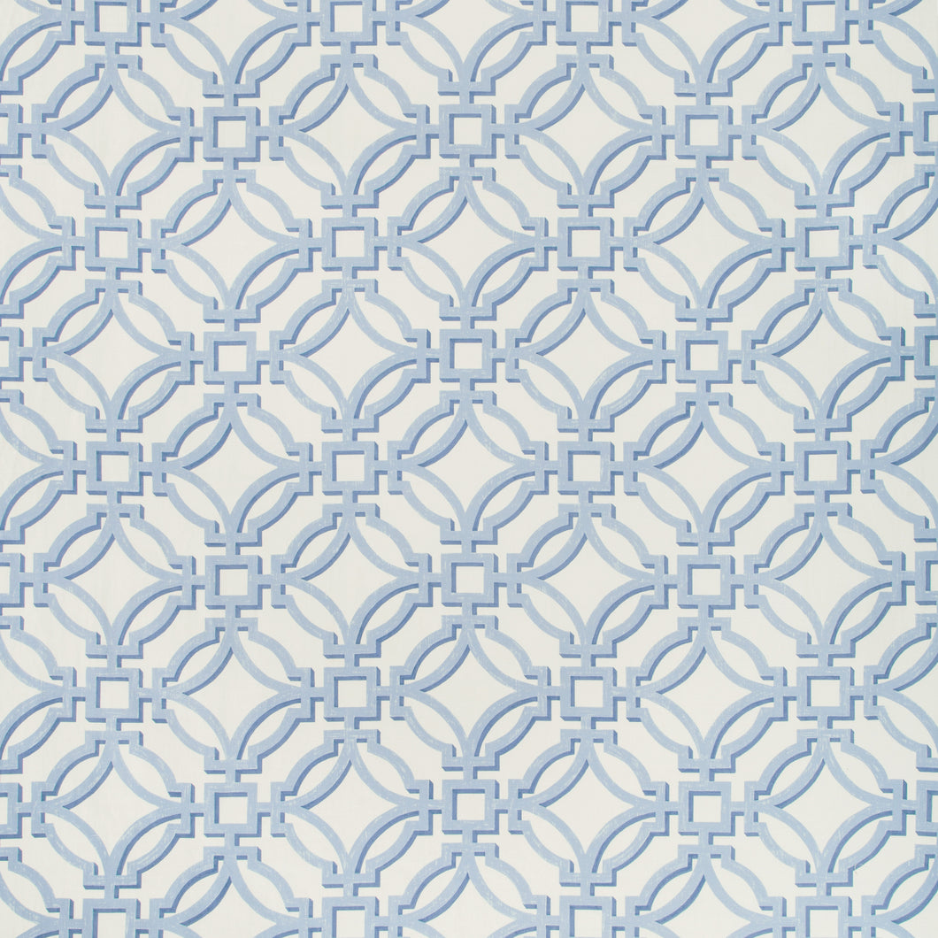 Brunschwig & Fils Salvy Print Fabric / Delft
