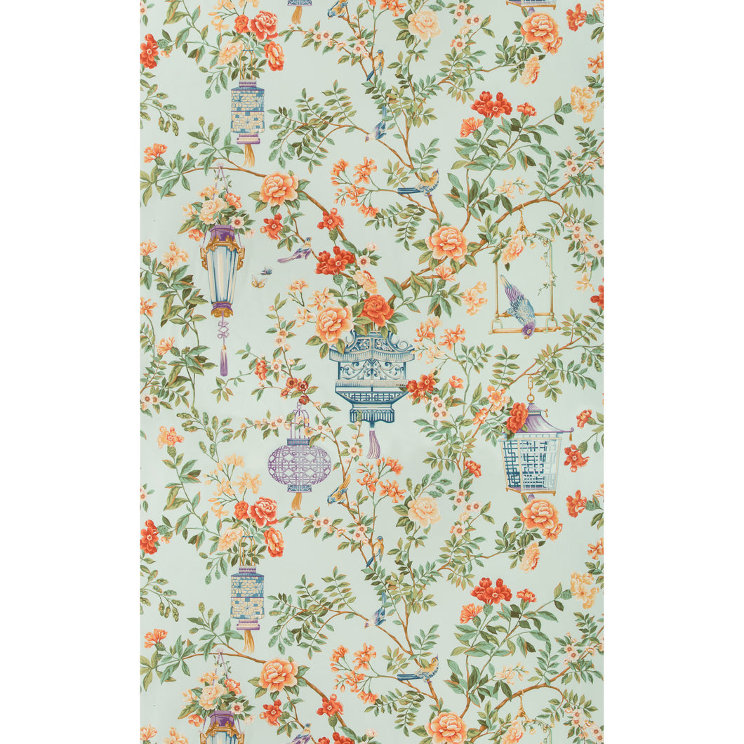 Brunschwig & Fils Jardin Fleuri Print Fabric / Opal