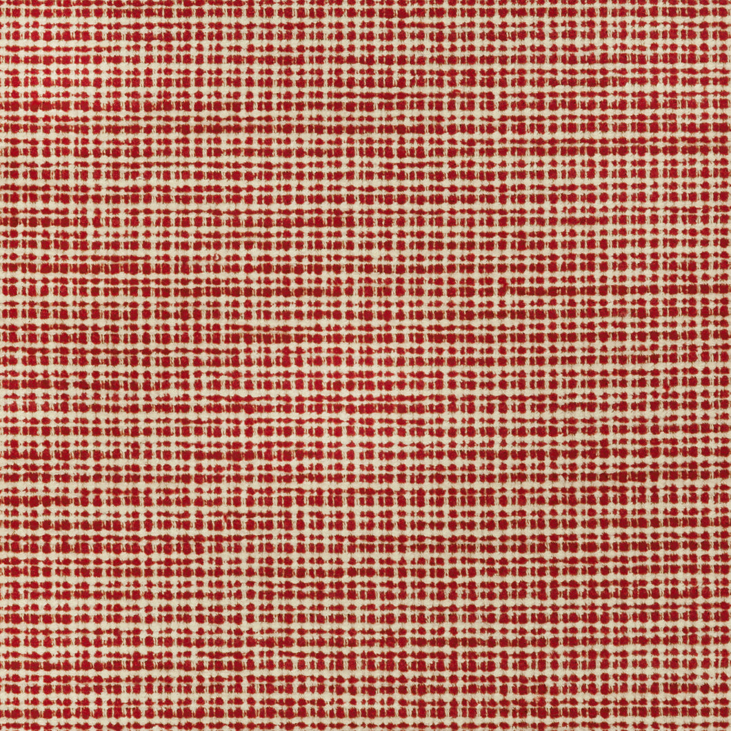 Brunschwig & Fils Freney Texture Fabric / Red