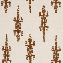 Load image into Gallery viewer, Schumacher Baracoa Embroidery Fabric 80201 / Brown