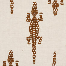 Load image into Gallery viewer, Schumacher Baracoa Embroidery Fabric 80201 / Brown