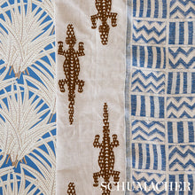 Load image into Gallery viewer, Schumacher Baracoa Embroidery Fabric 80201 / Brown
