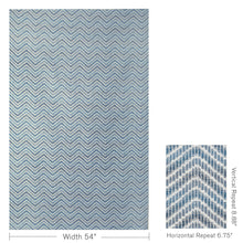 Load image into Gallery viewer, Brunschwig &amp; Fils Chausey Woven Fabric / Navy