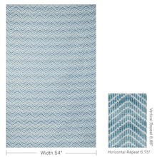 Load image into Gallery viewer, Brunschwig &amp; Fils Chausey Woven Fabric / Blue