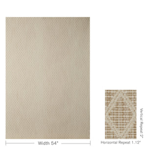 Brunschwig & Fils Cancale Woven Fabric / Beige
