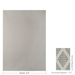 Brunschwig & Fils Cancale Woven Fabric / Smoke