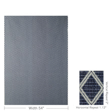 Load image into Gallery viewer, Brunschwig &amp; Fils Cancale Woven Fabric / Navy