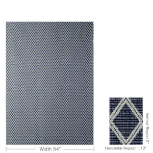 Brunschwig & Fils Cancale Woven Fabric / Navy
