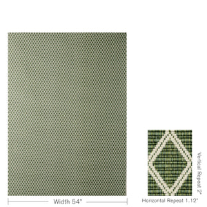 Brunschwig & Fils Cancale Woven Fabric / Emerald