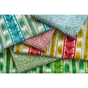 Brunschwig & Fils De Blois Velvet Fabric / Aqua