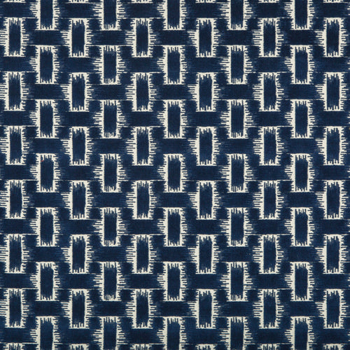 Brunschwig & Fils Chambord Velvet Fabric / Indigo