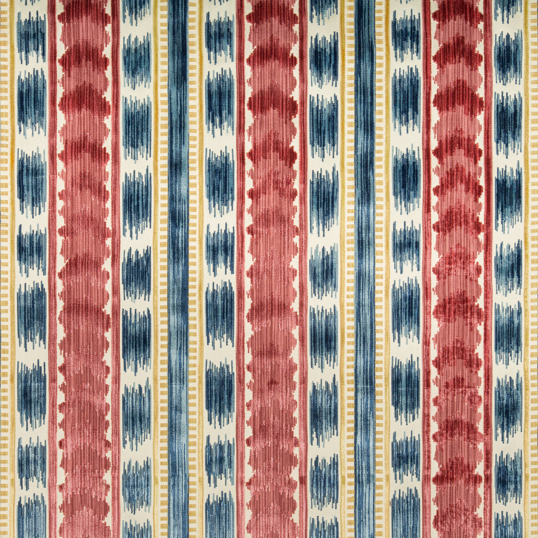 Brunschwig & Fils Bayeaux Velvet Fabric / Red