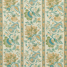 Load image into Gallery viewer, Brunschwig &amp; Fils Montflours Print Fabric / Aqua