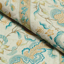Load image into Gallery viewer, Brunschwig &amp; Fils Montflours Print Fabric / Aqua