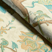 Load image into Gallery viewer, Brunschwig &amp; Fils Louverne Print Fabric / Aqua