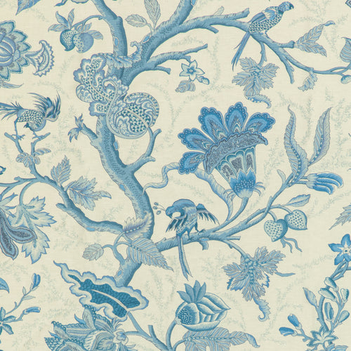 Brunschwig & Fils Louverne Print Fabric / Blue