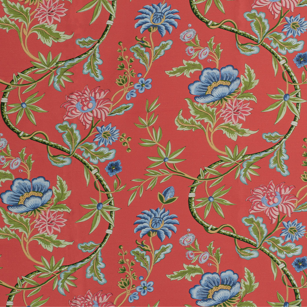 Brunschwig & Fils Veronique Print Fabric / Red