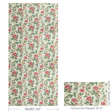 Load image into Gallery viewer, Brunschwig &amp; Fils Veronique Print Fabric / Jewel