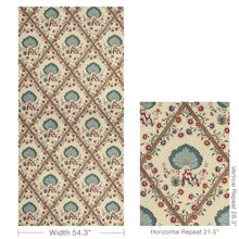 Load image into Gallery viewer, Brunschwig &amp; Fils Loire Print Fabric / Jewel