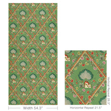 Load image into Gallery viewer, Brunschwig &amp; Fils Loire Print Fabric / Emerald
