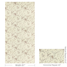 Load image into Gallery viewer, Brunschwig &amp; Fils Lauziere Print Fabric / Taupe