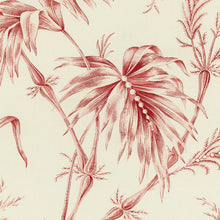 Load image into Gallery viewer, Brunschwig &amp; Fils Lauziere Print Fabric / Red