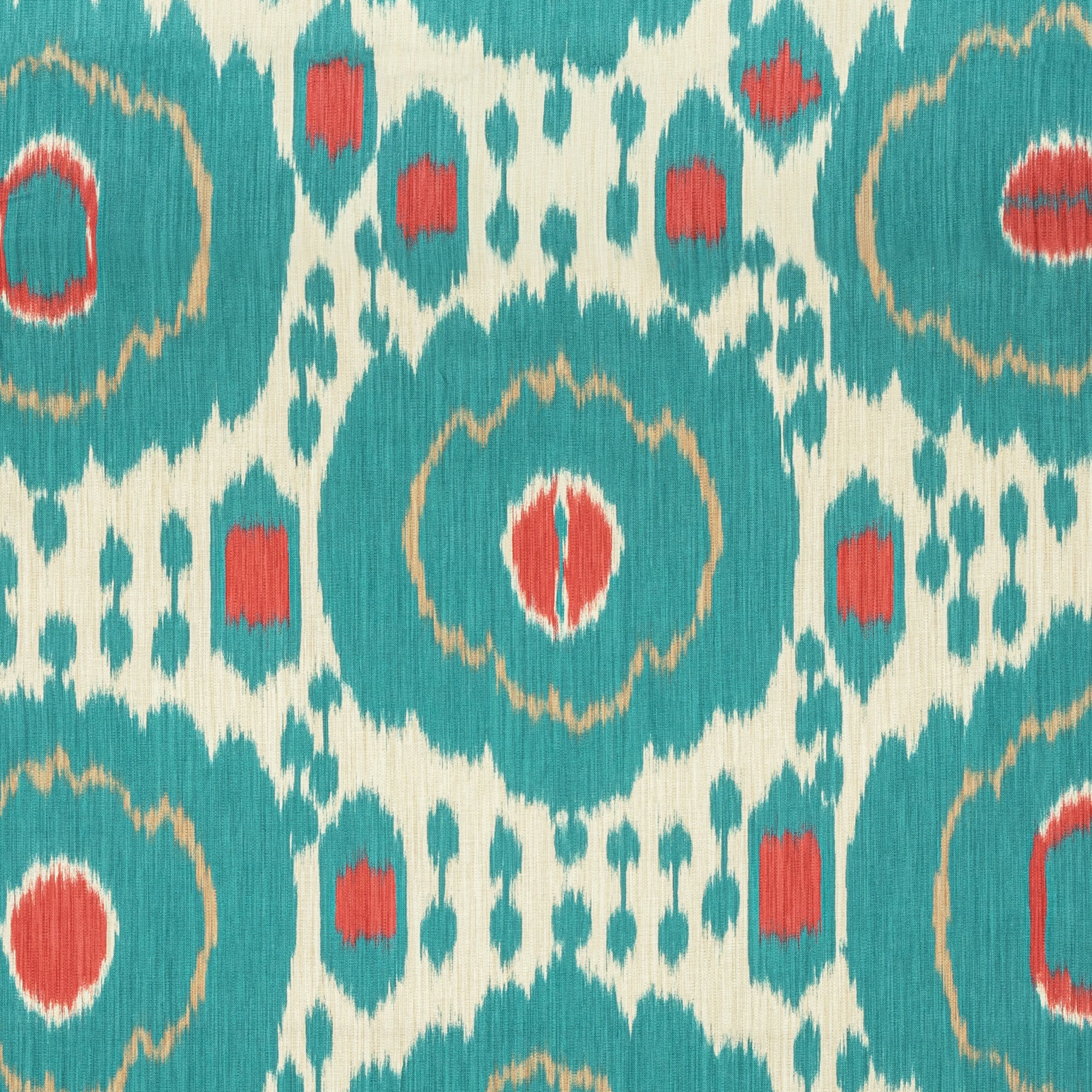 Brunschwig & Fils Mayenne Print Aqua | Fabric Bistro | Columbia