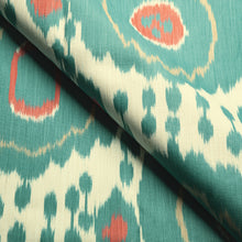 Load image into Gallery viewer, Brunschwig &amp; Fils Mayenne Print Fabric / Aqua