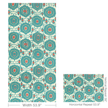 Load image into Gallery viewer, Brunschwig &amp; Fils Mayenne Print Fabric / Aqua