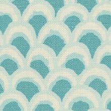 Load image into Gallery viewer, Brunschwig &amp; Fils Pave Ii Print Fabric / Aqua