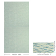 Load image into Gallery viewer, Brunschwig &amp; Fils Pave Ii Print Fabric / Aqua