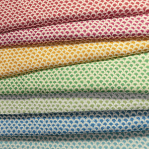 Brunschwig & Fils Pave Ii Print Fabric / Aqua