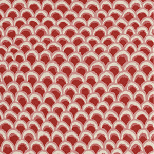 Brunschwig & Fils Pave Ii Print Fabric / Red
