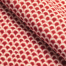 Load image into Gallery viewer, Brunschwig &amp; Fils Pave Ii Print Fabric / Red