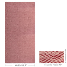 Load image into Gallery viewer, Brunschwig &amp; Fils Pave Ii Print Fabric / Red