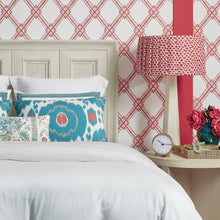 Load image into Gallery viewer, Brunschwig &amp; Fils Pave Ii Print Fabric / Red