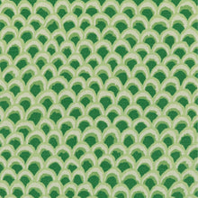 Load image into Gallery viewer, Brunschwig &amp; Fils Pave Ii Print Fabric / Green